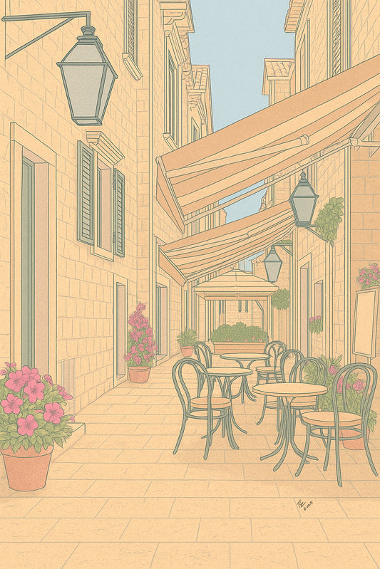 Croatia - Dubrovnik Cafe
