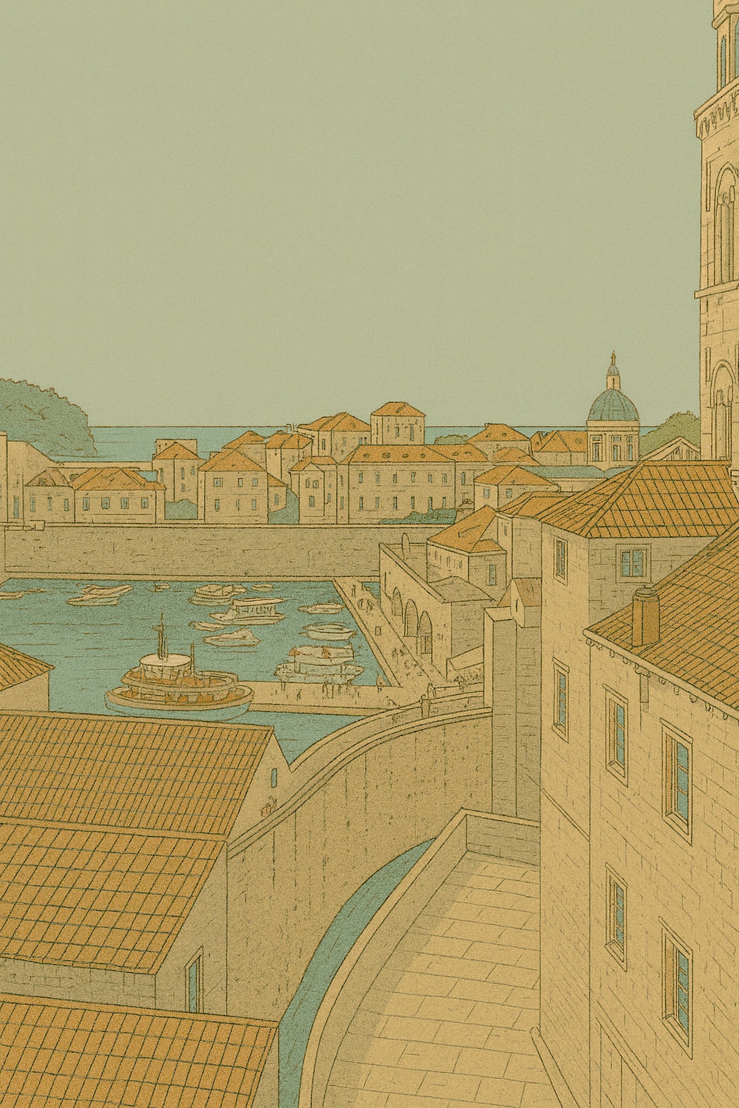 Croatia - Dubrovnik Harbor