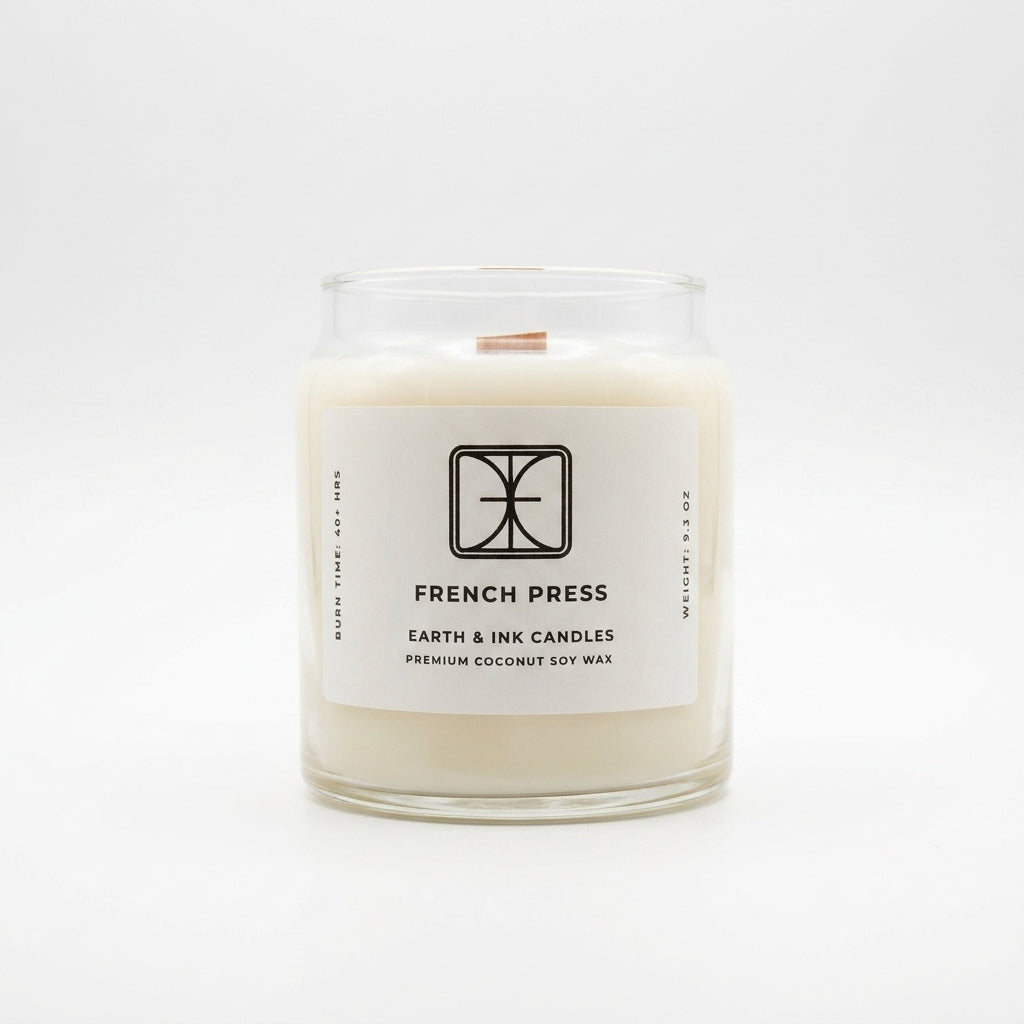French Press - Coconut Soy Candle