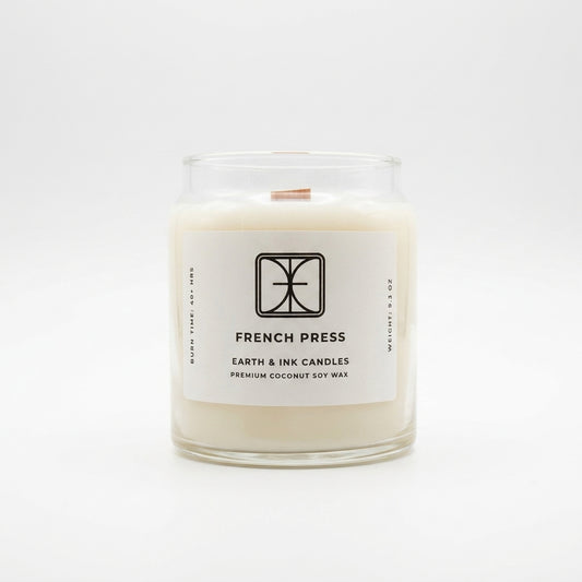 French Press - Coconut Soy Candle
