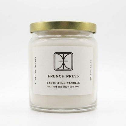 French Press - Coconut Soy Candle