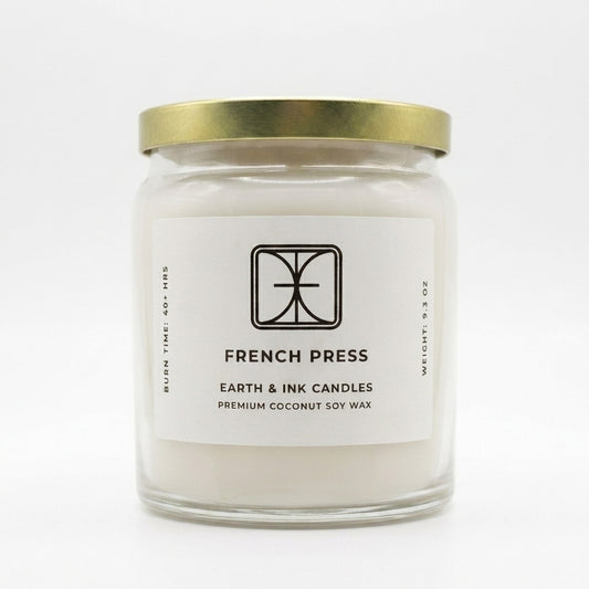 French Press - Coconut Soy Candle