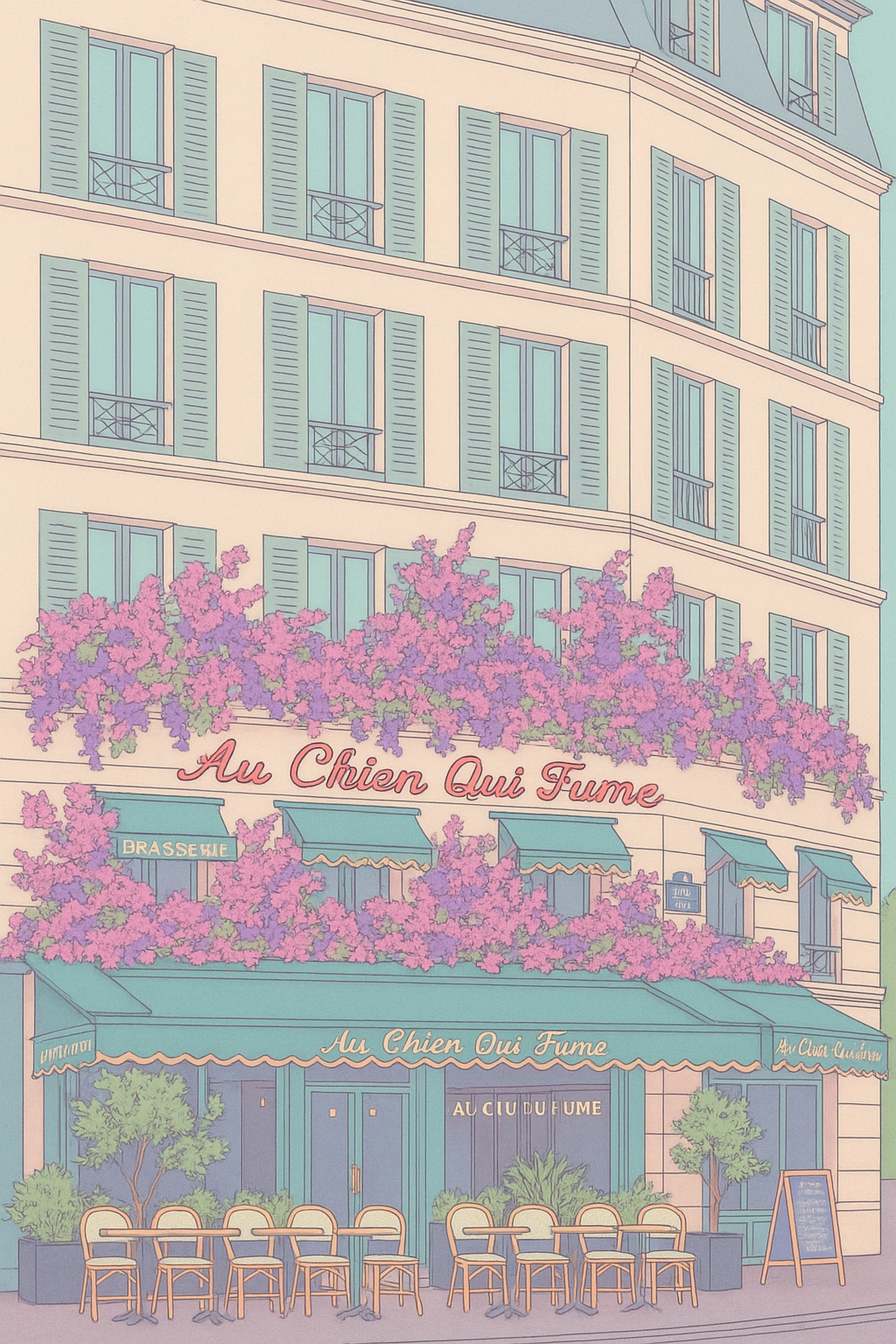 France - Paris Au Chien Qui Fume