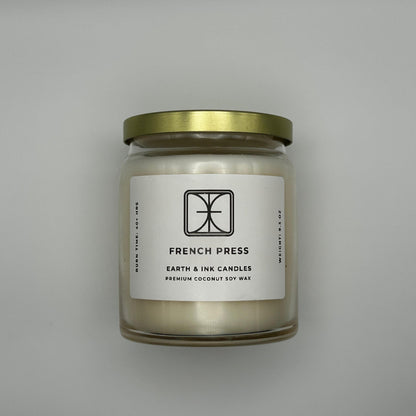 French Press - Coconut Soy Candle