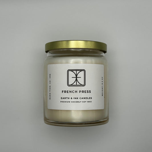 French Press - Coconut Soy Candle